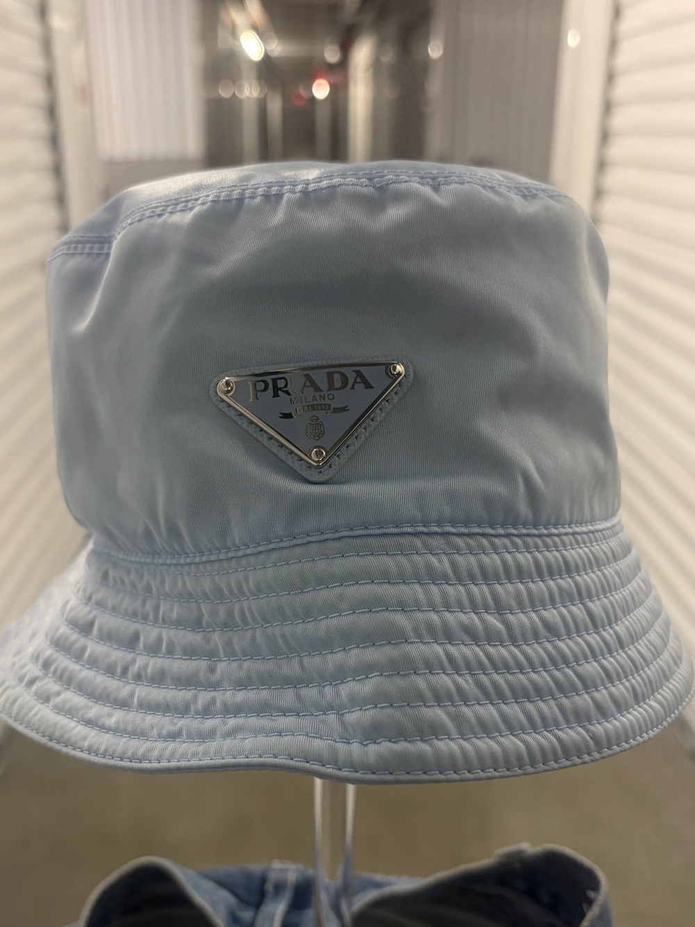 Prada Light Blue Bucket Hat